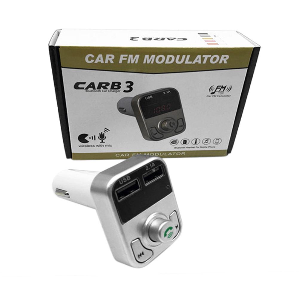 Buy FM Transmitter Handsfree Car Kit MP3 Music