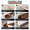 Wind Blocking Door Bottom Sealing Strip Noise Reducing Under Door Sweep Draft Stopper  Indoor Door