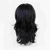 Shouta Aizawa Cosplay Paruka 45cm Černá Kudrnatá Vlnitá Tepelně Odolné Syntetické Vlasy Anime Paruky + Síťka na Paruku