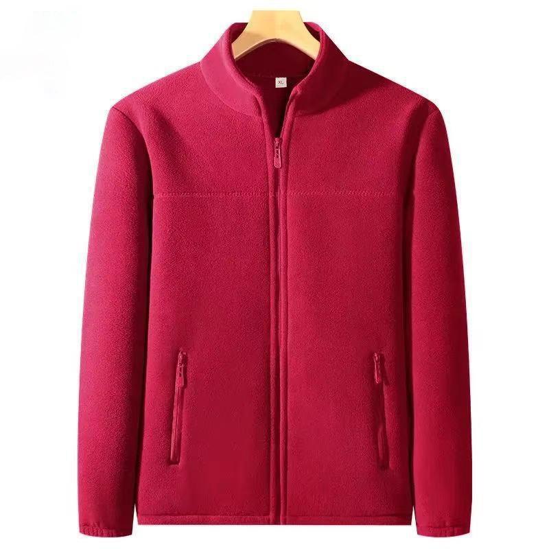 Cárdigan de Forro Polar para Mujer con Cremallera, Chaqueta con Letras Bordadas, Cálido, Felpa de Doble Cara, Sudadera, Abrigos Gruesos y Cálidos, Camiseta Deportiva