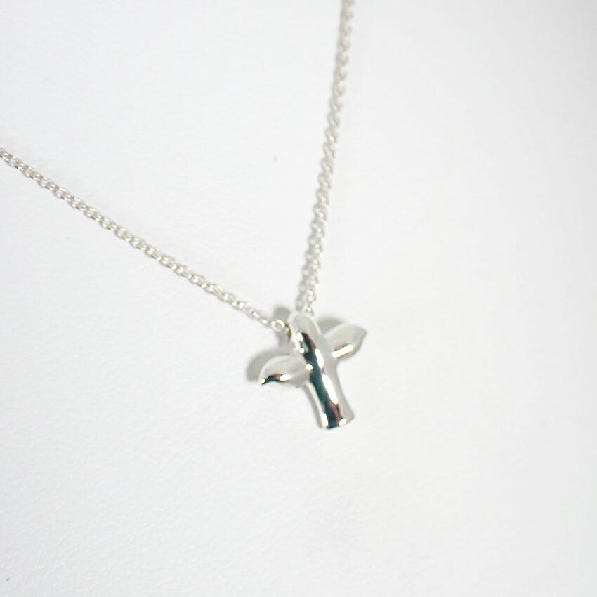 [Używany] TIFFANY 925 Naszyjnik z zawieszką w kształcie ptaka j52-5