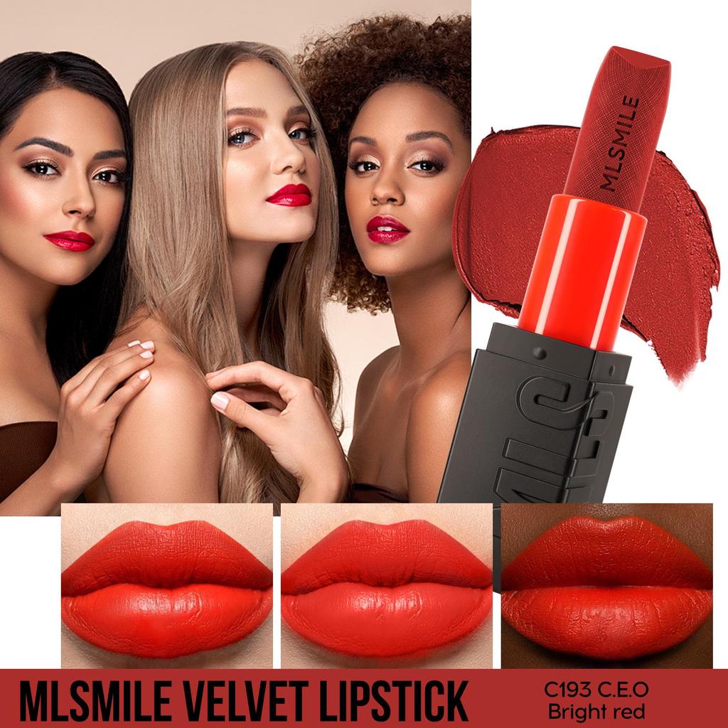 High Pigment Moisturizing Velvet Lipstick - European & American Style
