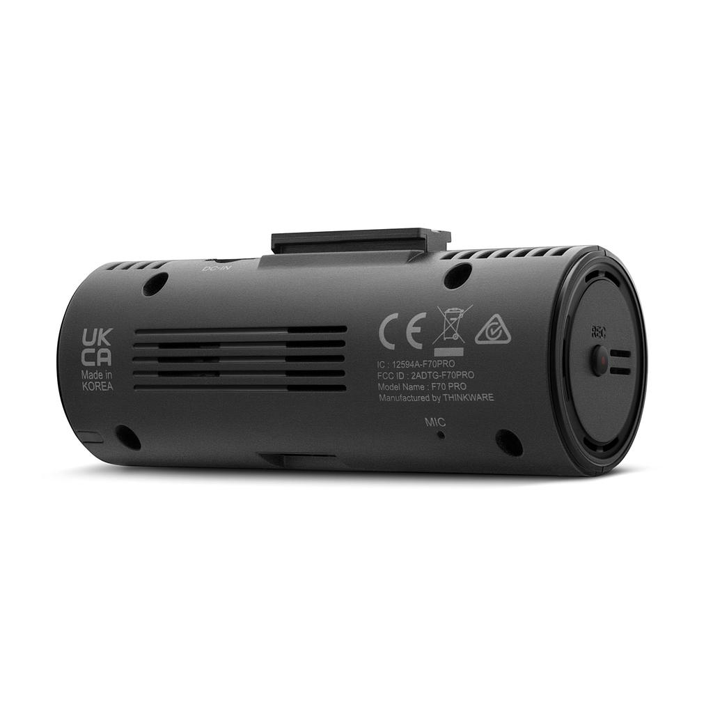THINKWARE F70 Pro Full HD Dash Camera, 2 Megapixels, 140 Degree Ultra Wide Angle,