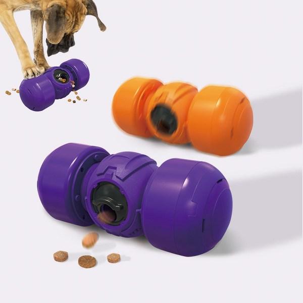 Pracovní hračka pro psí rolovací svačinu pro středně velké a velké psy, 1 kus, oranžová