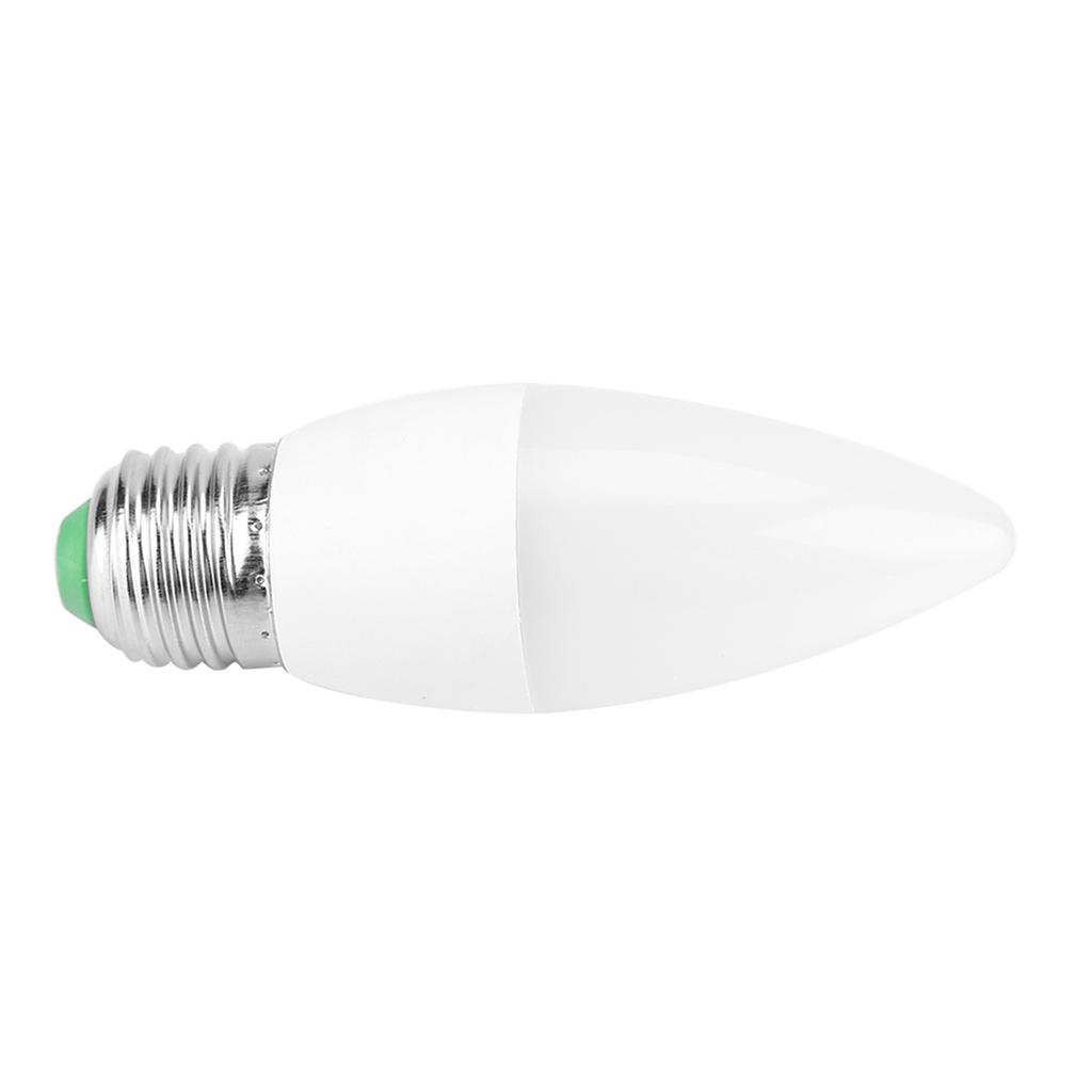 3W Multi Color Changing LED Candle Light Bulb AC85-265V with Remote Control(E27RGB+Cool White)