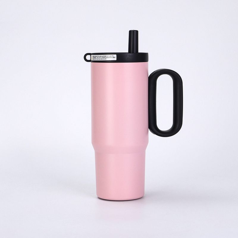 Large-Capacity Thermos Cup for Women, Good-Looking Ice Cup, Portable Car Coffee Cup, Outdoor Sports Water Bottle, Tea Cup