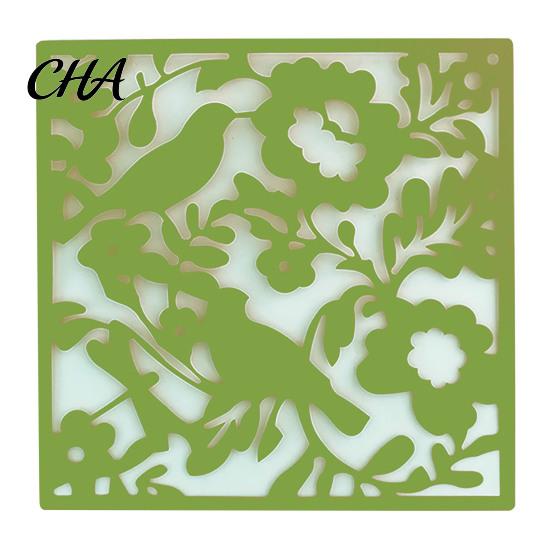 Decorative Wall Panel 5Pcs Hanging Room Divider Panel, Hollow Flower Butterfly Bird Screen, Easy Installation Partition Square for Home Living Office