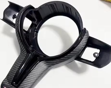 Suitable for BMW carbon fiber steering wheel cover F20 F22 F30 F32 F10 F06 F15 F16 F80 F87 F82 interior modification