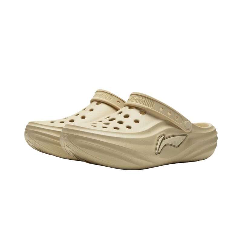Li Ning Soda EVA Clogs Unisex Sand Khaki AGUW005-3