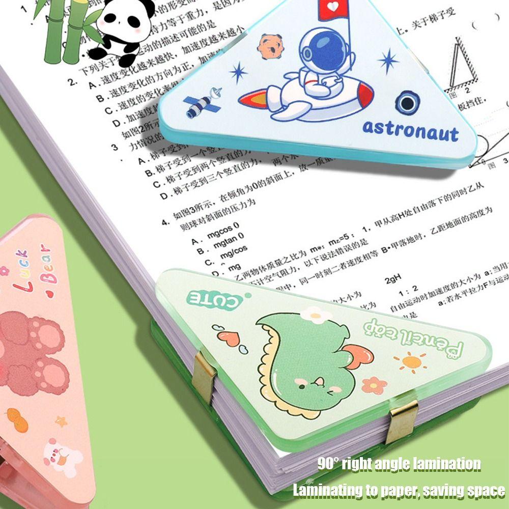 12Pcs Capibara Book Paper Corner Clip Page Holder File Index Photo Clamp  Office School