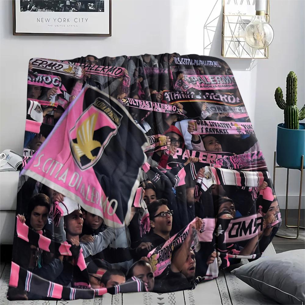 

Палермо ФК, Фланелевое одеяло с узором, Высокое качество, Удобное для всех сезонов, Декор для дома, Тепло и комфорт, Идеально для подарков. 80cm x 120cm