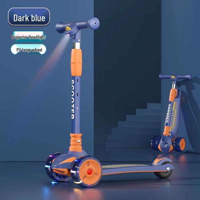 

Дитячий складний самокат з підсвічуванням для віку 2-12 років - Ідеальний подарунок для початківців