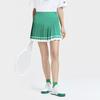 Fila Tennis Series Solid Color Logo Mid Waist Pleated Casual Skirt Women Skirts Celadon-Green A11W333304FGN