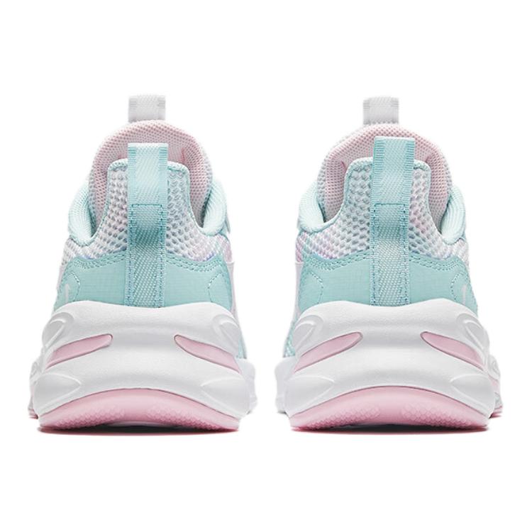 Anta Kids Fabric Soft Comfortable Non-Slip Wear-Resistant Low-Top Running Shoes Kids sneaker White Pink A22435573-1
