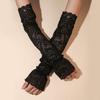Hollow Sun Protection Sleeve Thin Sunscreen Arm Sleeve Sweet Lace Ice Silk Sleeves  Summer