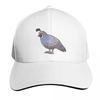 California Quail Baseball Cap Christmas Hat Unisex Hat Streetwear Fishing Hat Womens Beach Visor Unisexs