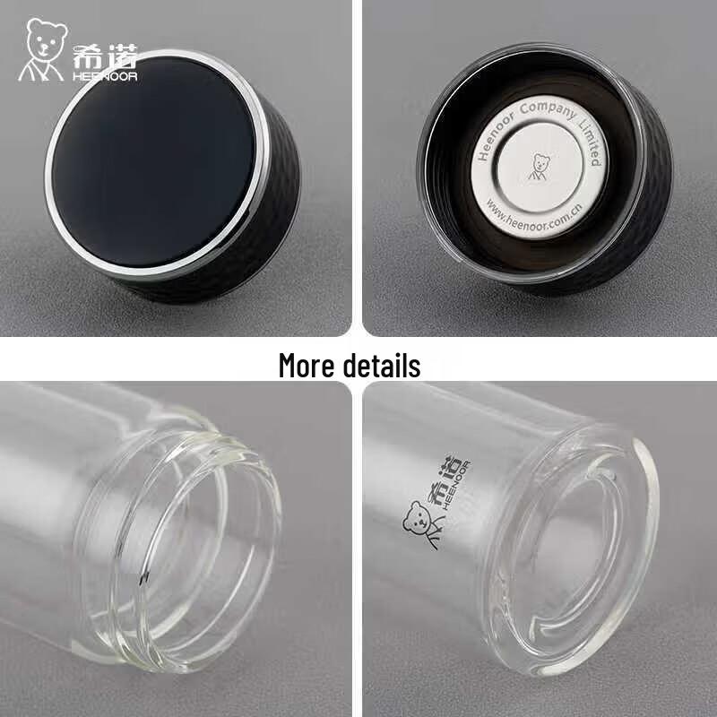 Heenoor Double-Walled Borosilicate Glass Tea Cup