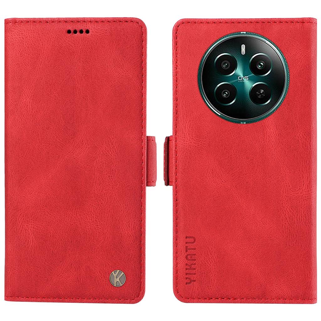 YIKATU YK-005 For Realme Narzo 70 5G/Narzo 70 Pro 5G/P1 5G/12 4G/12+ 5G Case PU Leather Wallet Phone Cover Skin Touch Feeling