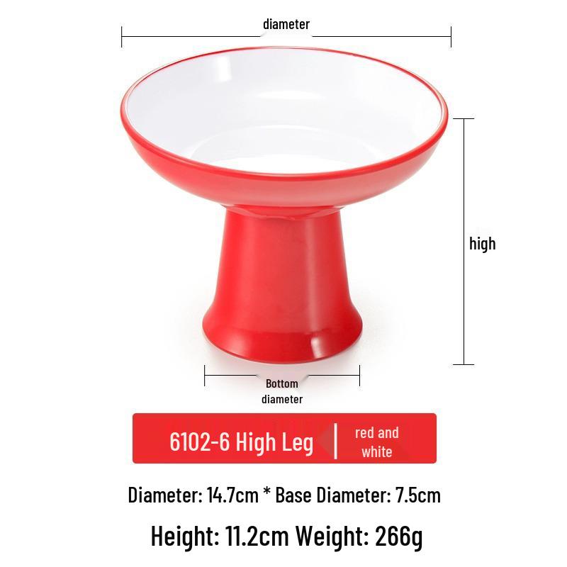 Creative Melamine Pedestal Bowl for Restaurants: Perfect for Hot Pot, Ice Cream, Shaved Ice, and Desserts