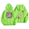 Women's Casual Loose Fit Pullover Hoodie with and Letter I Print
