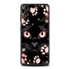 Cute Cat Phone Case For Samsung Galaxy S24 S23 S22 S20 Ultra S21 FE 5G S10 S9 Plus S10E S8 Soft Silicone Cover