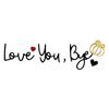 Retro Love You Bye Wall Decors Love You Bye Acrylic Sign for Home Coffee Wall Art Gift to Express Warm for Your Family
