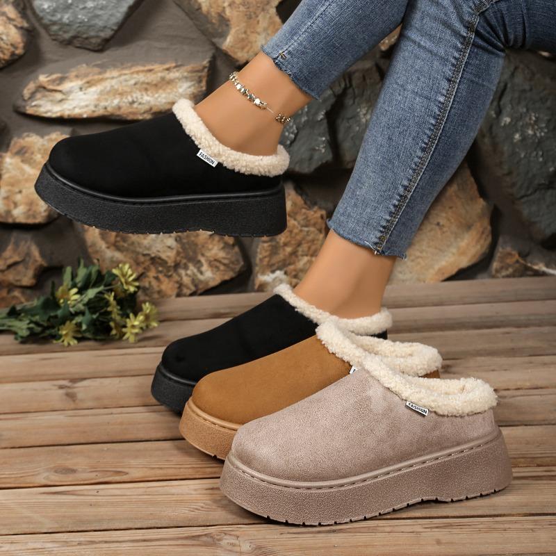 Zoccoli Birkenstock Rialzanti da Donna, Zoccoli Piattaforma Foderati in Eco Pelliccia, Stivaletti Retro da Esterno per Donna