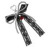 Elegant Beaded Bows Keychain Bag Charm With Ribbon Detailing For Women Retro Y2K Style Accessory