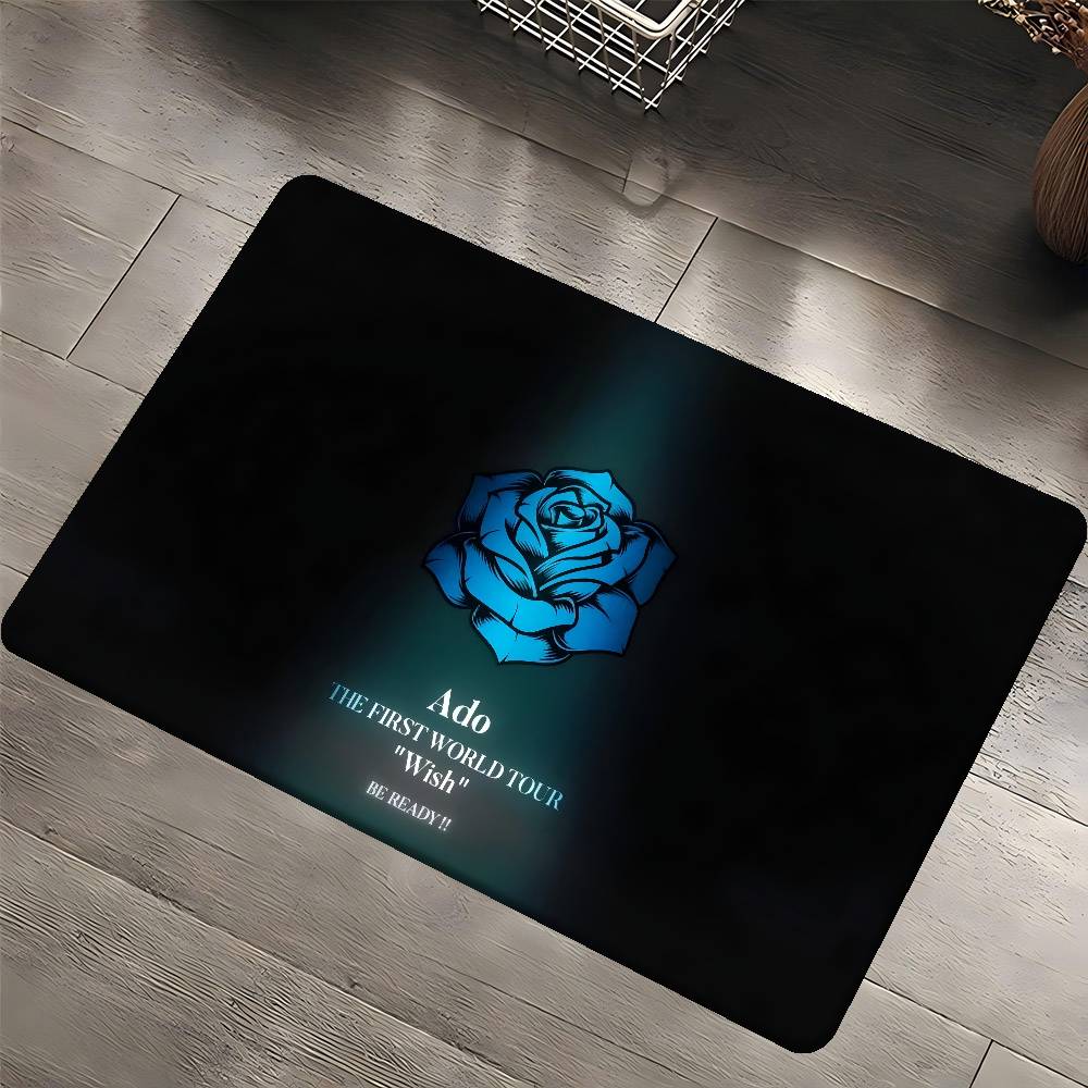 1pc Ado Bathroom Mat Kids Room Bedroom Decoration Balcony Anti-Slip Doormat Living Room Welcome Rug