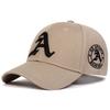 Unisex Gothic Letter A Embroidery Adjustable Hip Hop Baseball Hat Spring Autumn Outdoor Leisure Hats Travel Accessories for Women Men