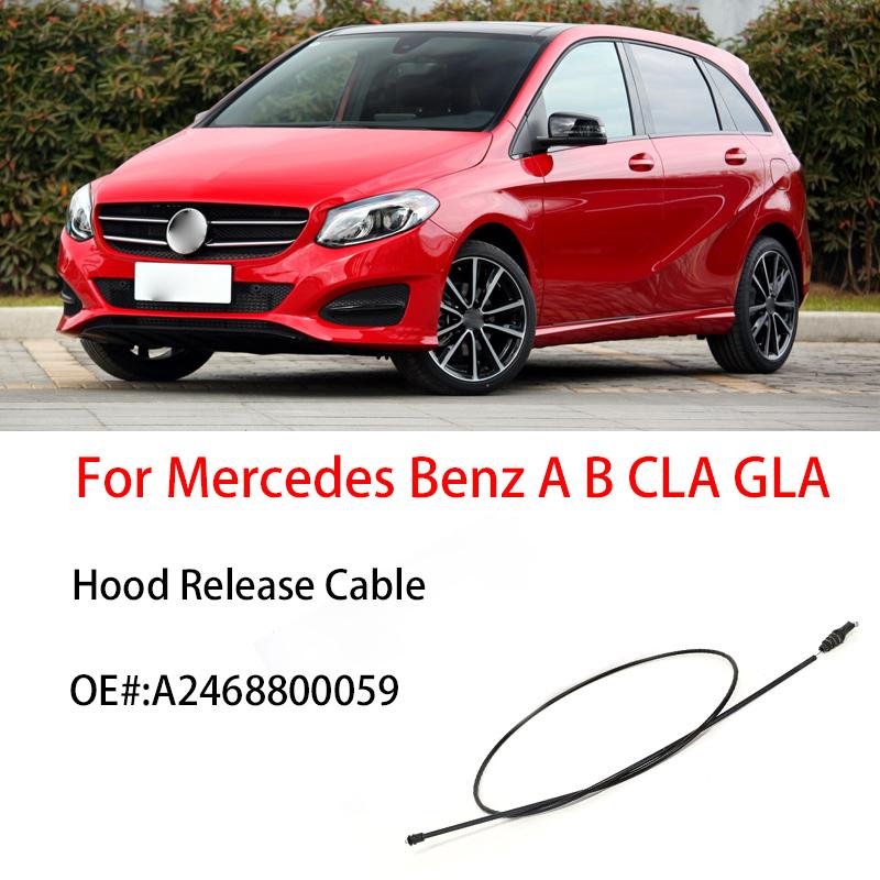 A2468800059 Hood Bonnet Release Cable For Mercedes Benz CLA GLA A B Class OEM 2468800059