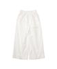COTTON BELL Belt Cuff Wide Pants - White