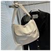 Canvas Postman Bag Damen Umhängetasche Einfache Umhängetasche Klappe Stofftasche Große Kapazität Tasche