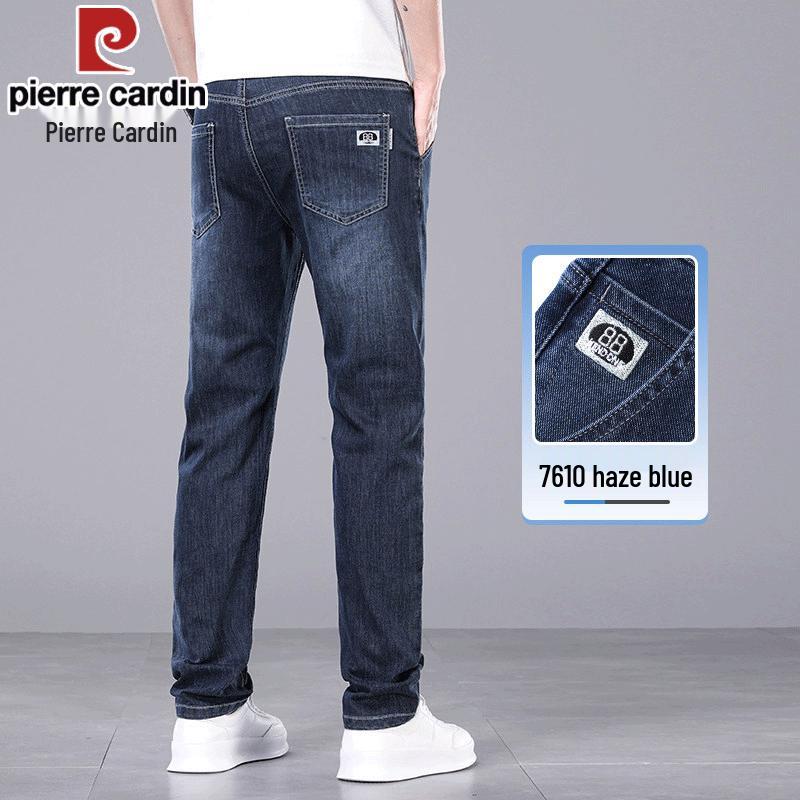 Pierre Cardin Men s Loose Straight Fit Summer Stretch Jeans 28