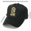 Ladies spring and summer new visor retro trend hip hop hat cross baseball cap