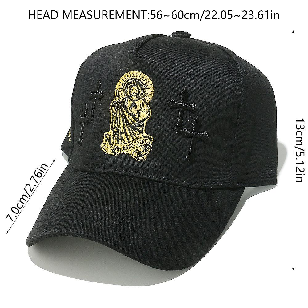 Ladies spring and summer new visor retro trend hip hop hat cross baseball cap