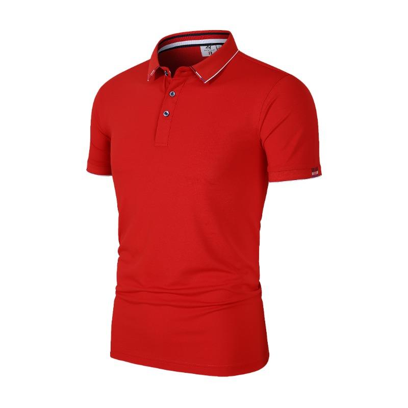 2024 Brand Men's Original Polo Shirt Men's Cotton Polo Shirt Short Sleeved Oversized Polo Men's New Summer Clothing