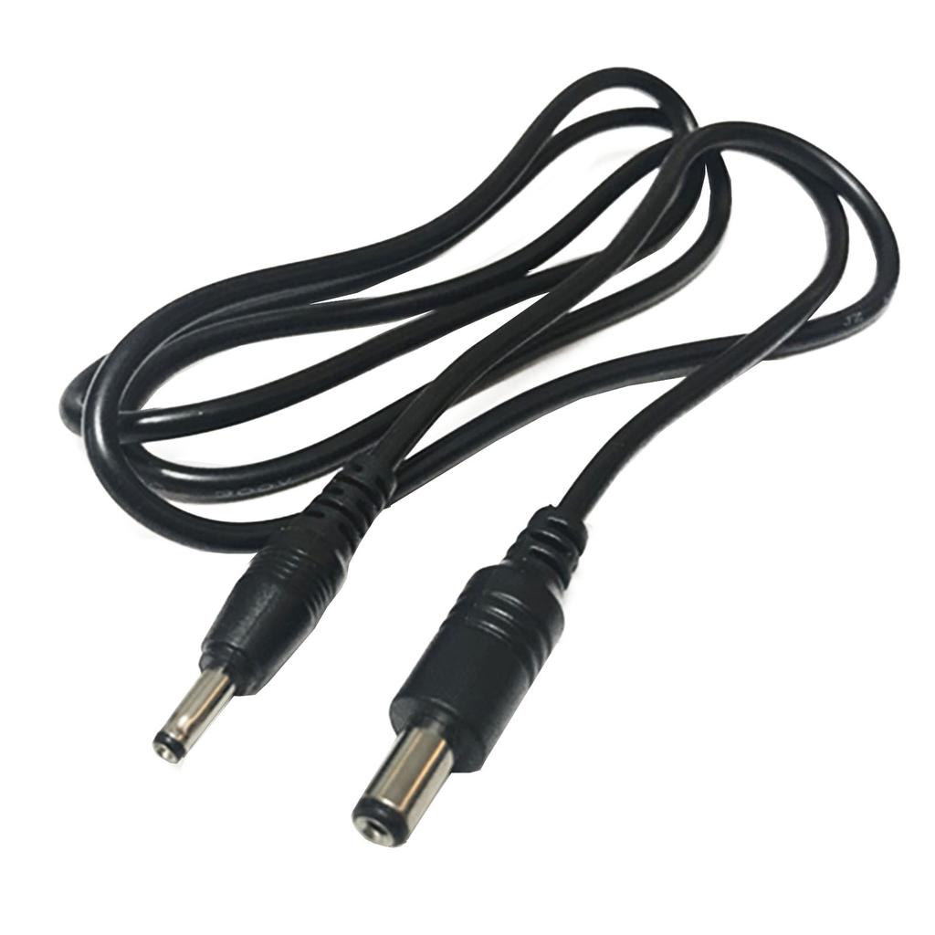 DC Power Supply Cable 5.5x2.1mm DC Male Jack To Male Plug 3.5x1.35mm Extension Cord Connector