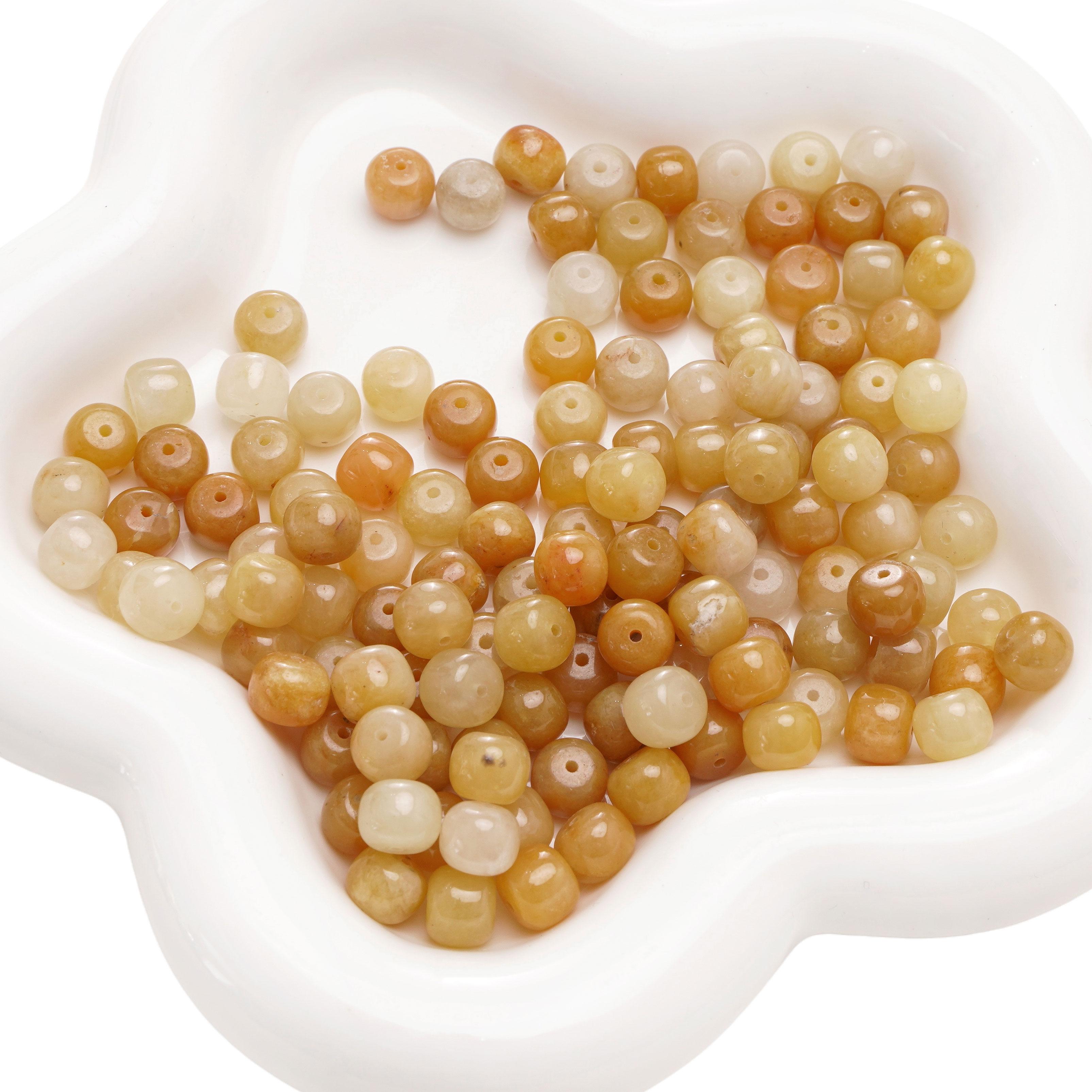 

5 шт. Бусины из натурального камня, формованные, бусины-разделители, россыпные бусины для самостоятельного изготовления браслетов, ожерелий, ювелирных изделий 02