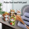 Thickened Needle Felting Pad Natural Wool Fabric Felting Mat For Adult And Hobbyists Punch Needle And Embroidery Craft