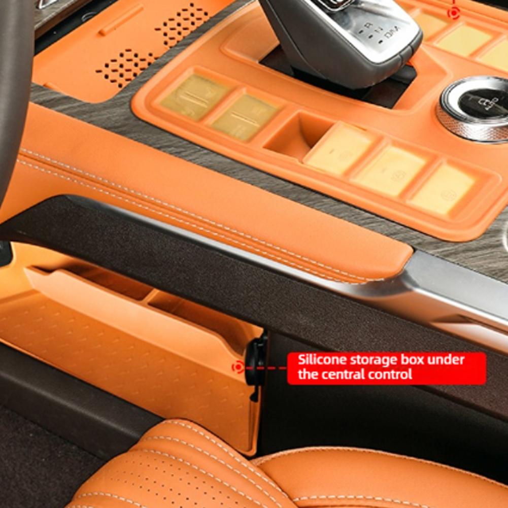 Car Center Console Storage Box Fit For GWM Tank 500 Hi4-T Modified Center Console Down Storage Box Car Interior Upgrade Parts