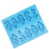 0-9 Number Shaped Candle Mold DIY Birthday Party Cake Decor Candle Making Mold Cake Decoration Fondant Lollipop Silicone Mold