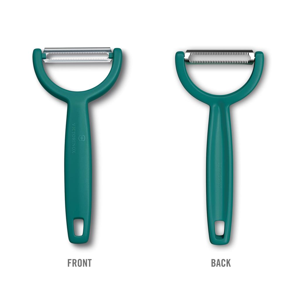 VICTORINOX Peeler Dishwasher Straight High Ergonomically Designed Ipso Swiss Classic - Safe, Long-lasting Sharpness, Blade, Green, Durability, Handle,