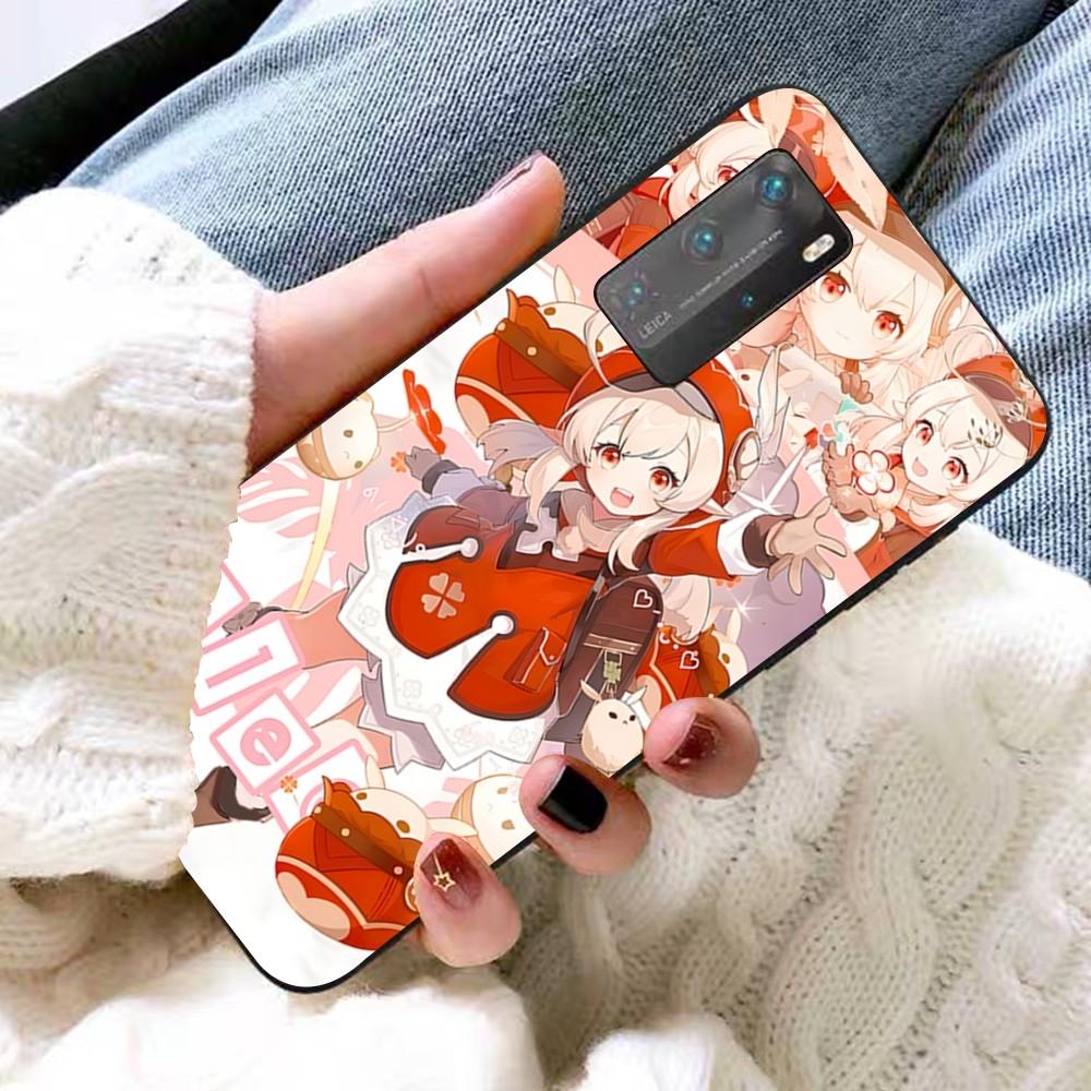 Genshin Impact Klee Phone Case For Redmi 8 9 10 pocoX3 Pro for Samsung Note 10 20 for Huawei Mate 20 30 40 50 Lite