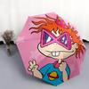 Rugrats  pattern, automatic folding umbrella, portable and foldable design, 8 ribs, a Christmas or birthday gift.