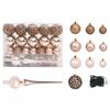 Exclusive House - Pre-lit Artificial Christmas Tree and White Baubles 120 Cm PVC