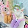 Funny Braid Winter Plush Ear Cap Braid Hair Foldable Ear Cover Comfortable Cartoon Earmuffs  Skiing