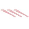 3pcs Double Head Mask Brush Flexible Soft Silicone DIY Face Mask Applicator for Mud Clay Mask Body Lotion