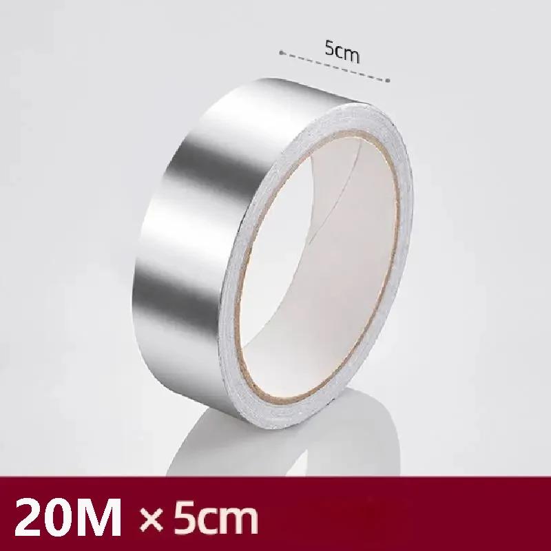 Self-Adhesive Waterproof Aluminum Foil Tape | Perfect for Kitchen, Bathroom Shower, and Bathroom Edges
