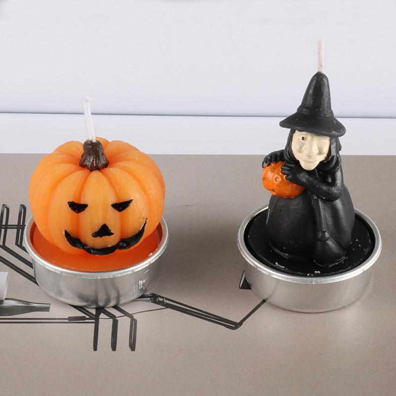 Holiday Gifts, Christmas Ghost Festival Party Supplies, Funny Candles, Pumpkin Small Candles, Halloween Plastic Arts Candles